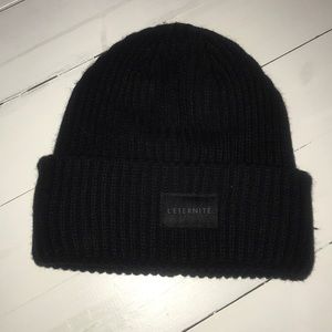 Black beanie
